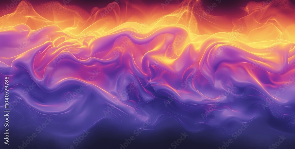Colorful Infrared Flame Shapes Background with Smoke Pattern Colorful Infrared Flame Shapes Background with Smoke Pattern