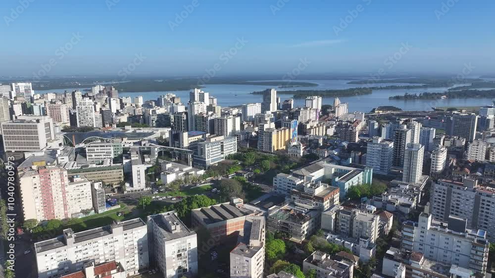Porto Alegre Skyline At Porto Alegre In Rio Grande Do Sul Brazil. Highrise Buildings. Cityscape Scenery. Beautiful Sunny Day. Porto Alegre Skyline At Porto Alegre In Rio Grande Do Sul Brazil. Porto Alegre Skyline At Porto Alegre In Rio Grande Do Sul Brazil. Highrise Buildings. Cityscape Scenery. Beautiful Sunny Day. Porto Alegre Skyline At Porto Alegre In Rio Grande Do Sul Brazil.
