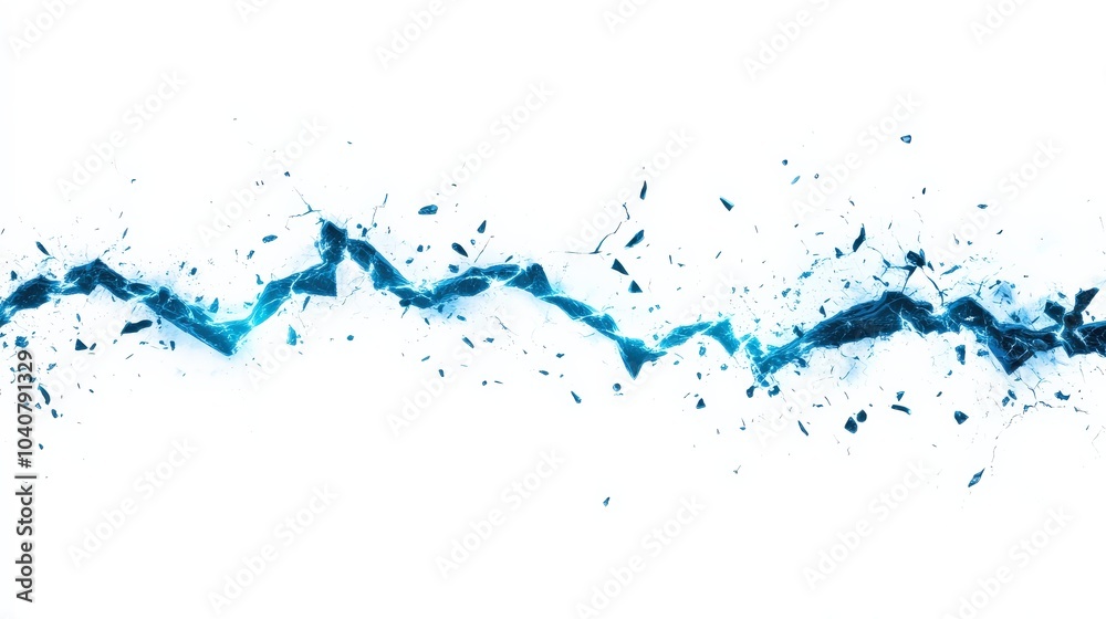 Abstract blue splash shapes with white isolated background. Abstract blue splash shapes with white isolated background.