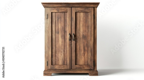 Rustic Brown Wardrobe Cabinet for Home Decor