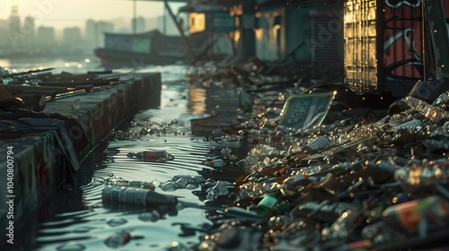 Urban Decay: A River of Trash