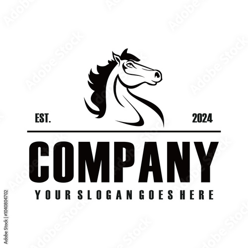 horse logo , racehorse logo vector