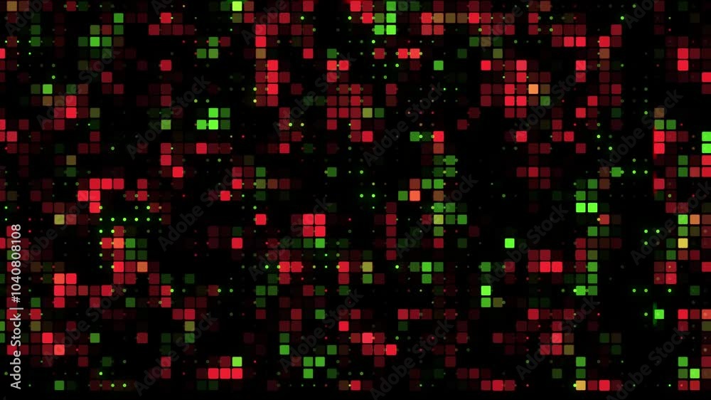 Abstract technology dark background animation motion graphics design. glowing random dots Abstract technology dark background animation motion graphics design. glowing random dots