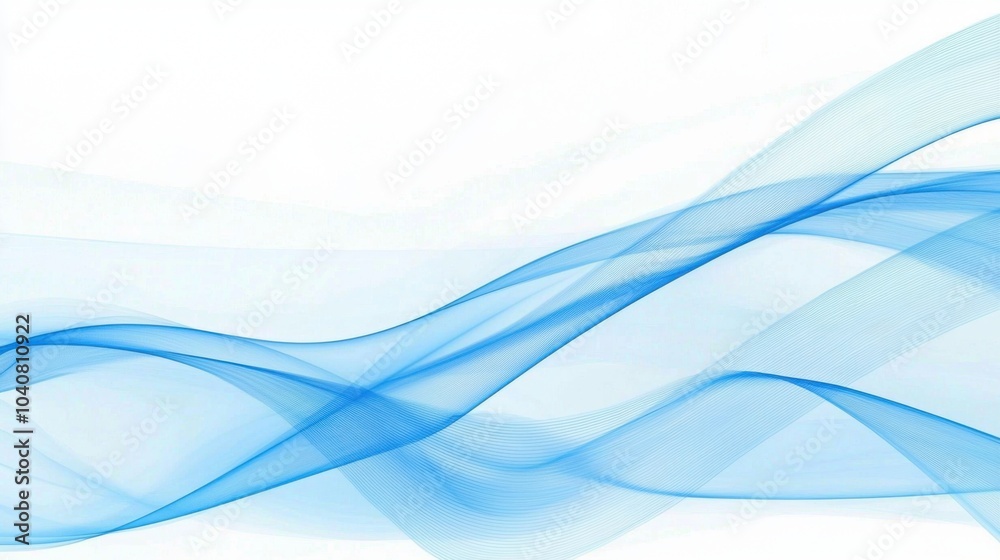 Blue Waves Abstract Background: A Serene Digital Art Expression Blue Waves Abstract Background: A Serene Digital Art Expression