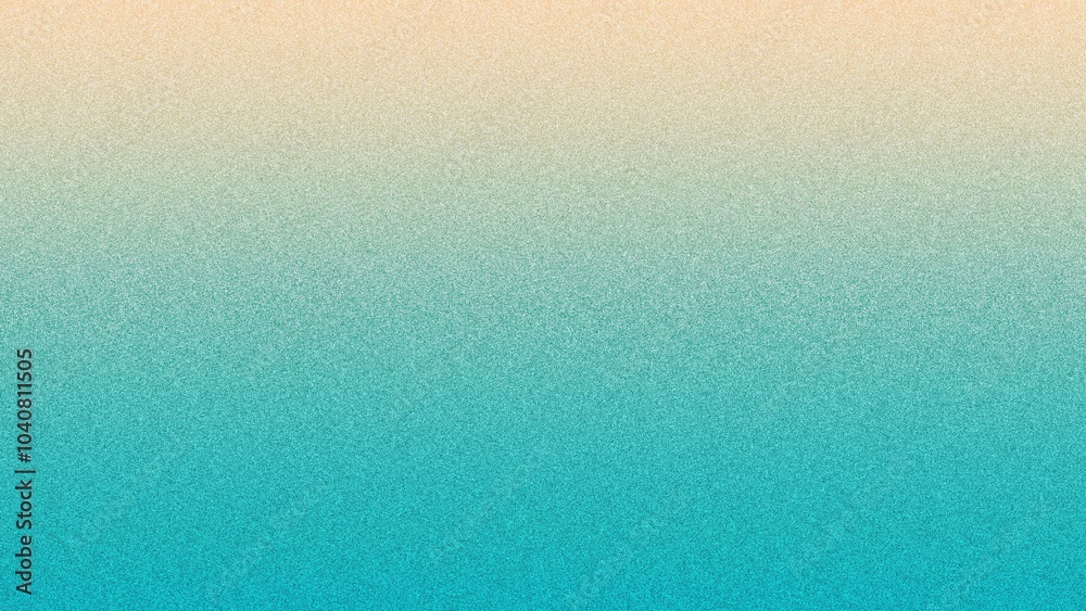 Beautiful cream to turquoise gradient background evoking beach sand and ocean waves. A rough, textured noise effect, ideal for beach themed designs, nature inspired artwork, and creative projects Beautiful cream to turquoise gradient background evoking beach sand and ocean waves. A rough, textured noise effect, ideal for beach themed designs, nature inspired artwork, and creative projects