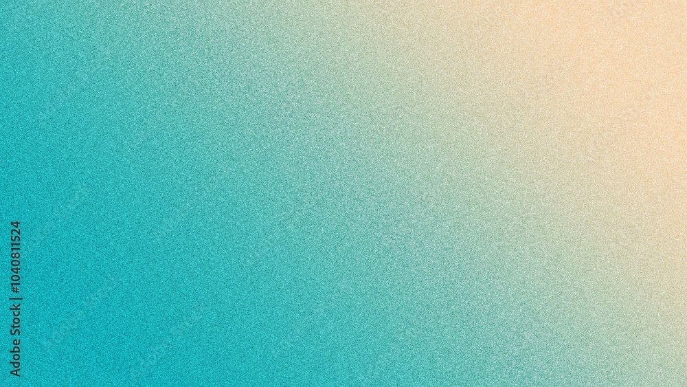 Beautiful cream to turquoise gradient background evoking beach sand and ocean waves. A rough, textured noise effect, ideal for beach themed designs, nature inspired artwork, and creative projects Beautiful cream to turquoise gradient background evoking beach sand and ocean waves. A rough, textured noise effect, ideal for beach themed designs, nature inspired artwork, and creative projects