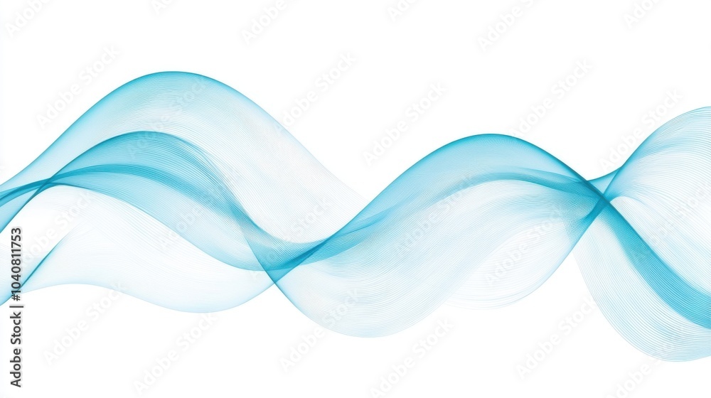 Blue Waves Abstract Background: A Serene Digital Art Expression Blue Waves Abstract Background: A Serene Digital Art Expression