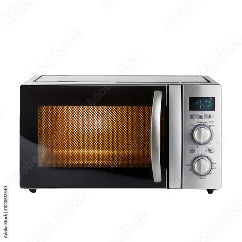 Microwave, isolated on white background