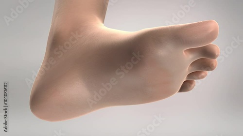 Peripheral Neuropathy Pins Needles Foot Animation