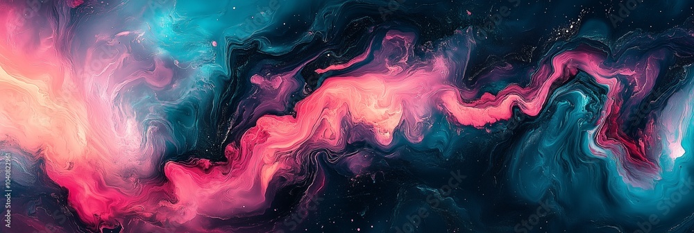 abstract liquid marble texture in dark pink and teal colors abstract liquid marble texture in dark pink and teal colors