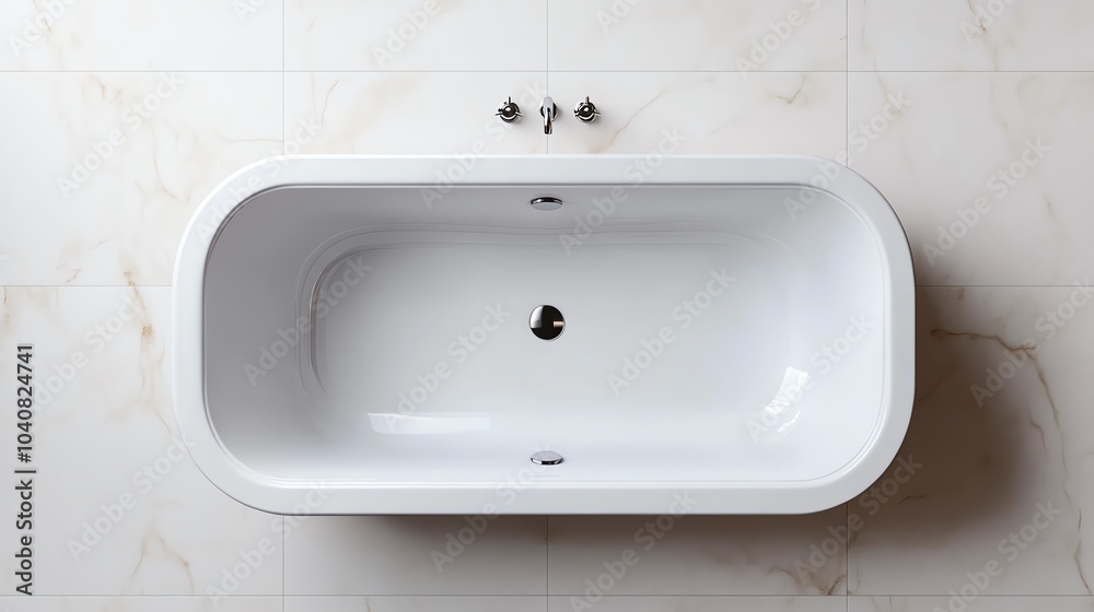 3D builtin bathtub with Jacuzzi jets and chrome fixtures, Jacuzzi bathtub, luxury spa bathroom 3D builtin bathtub with Jacuzzi jets and chrome fixtures, Jacuzzi bathtub, luxury spa bathroom