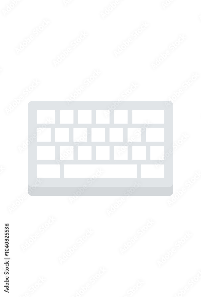 simple white keyboard icon for design. virtual keyboard design simple white keyboard icon for design. virtual keyboard design