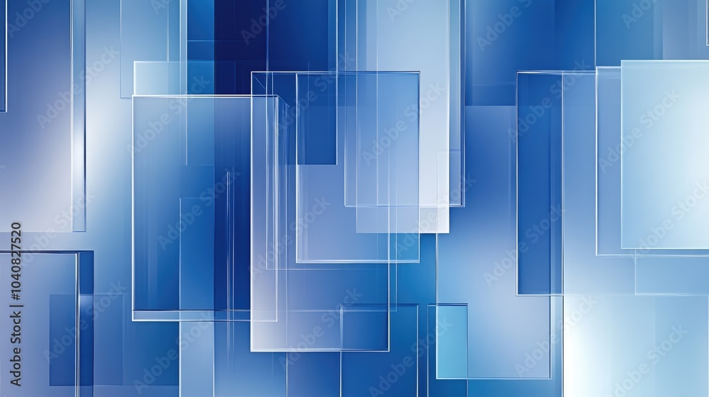 Fototapeta premium Beautiful Abstract Blue Gradient Composition