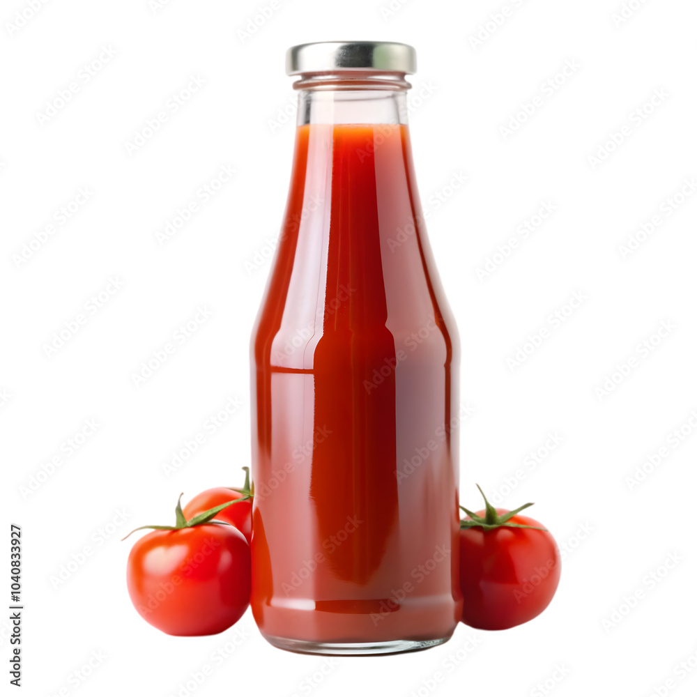 bottle of ketchup isolated on transparent background bottle of ketchup isolated on transparent background