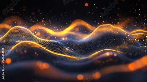 Mesmerizing Abstract Design with Flowing Colors