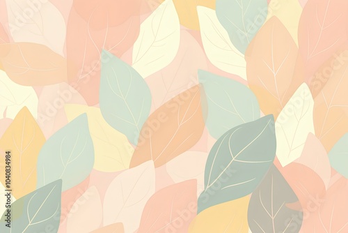 Wallpaper Mural seamless floral pattern Torontodigital.ca