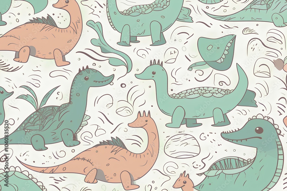 seamless pattern with animals seamless pattern with animals