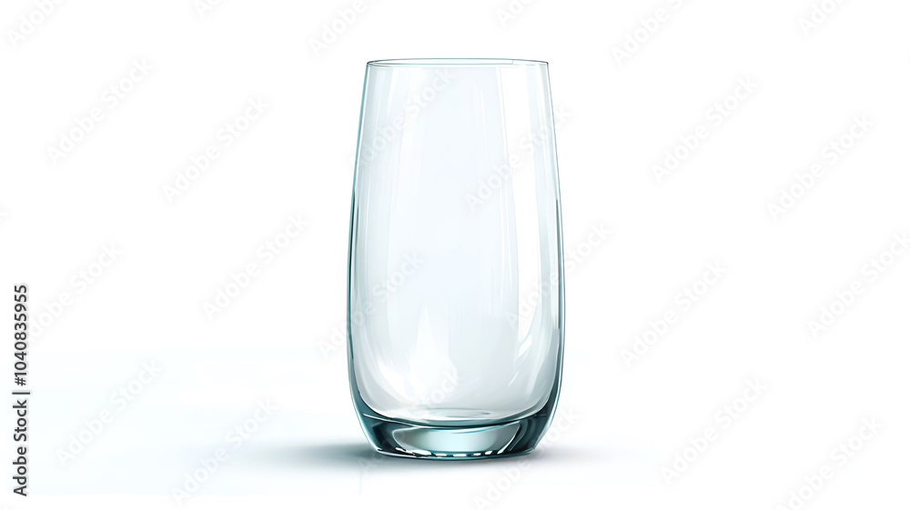 empty glass isolated on white empty glass isolated on white