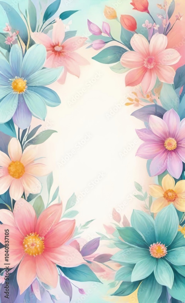 frame of flowers frame of flowers