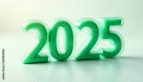 2025 New Year 3d AI generated