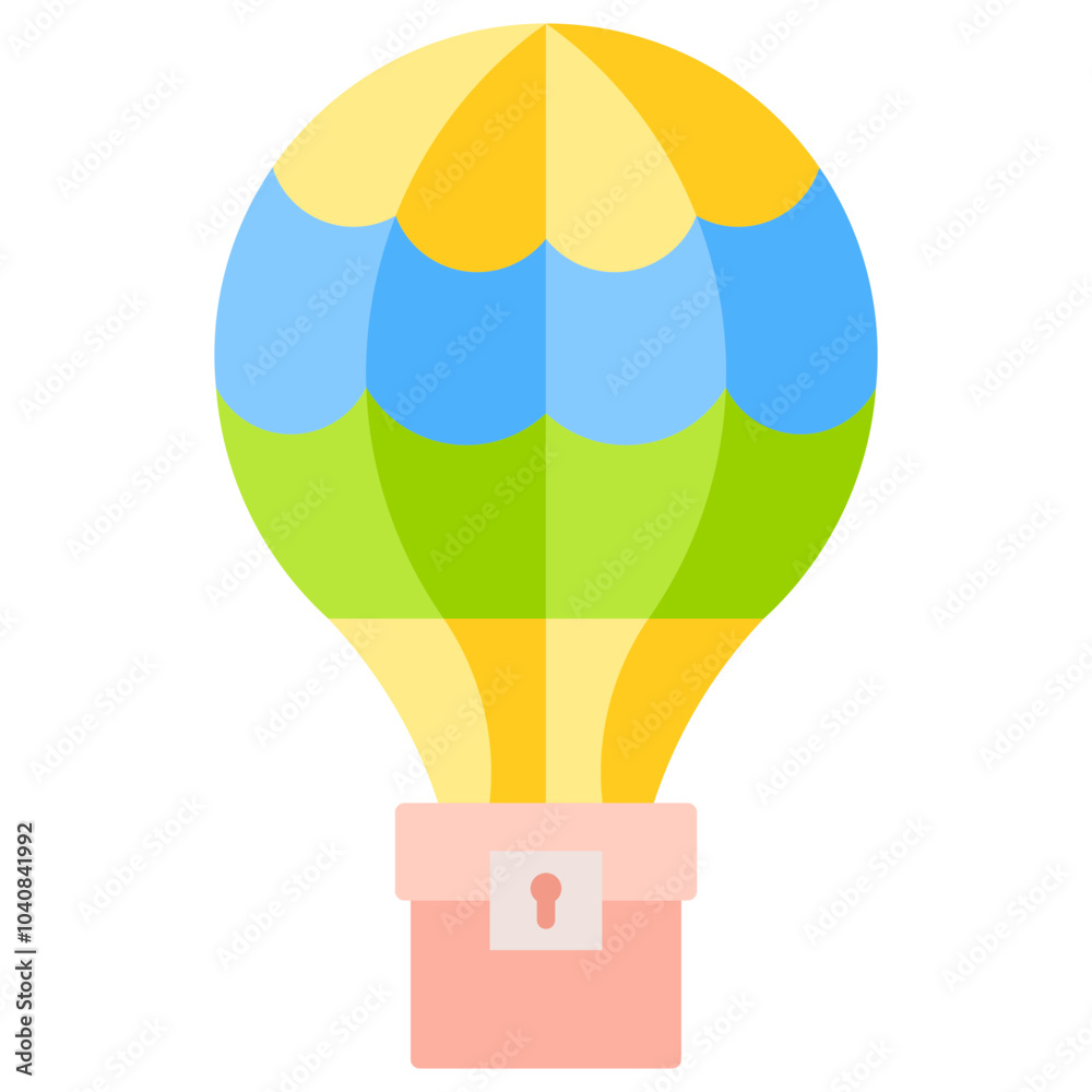 Obraz premium Hot Air Balloon Icon