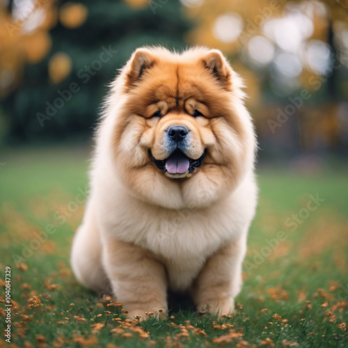 Chow Chow Dog Closeup