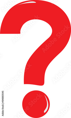 red question mark