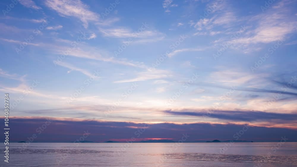 夕日