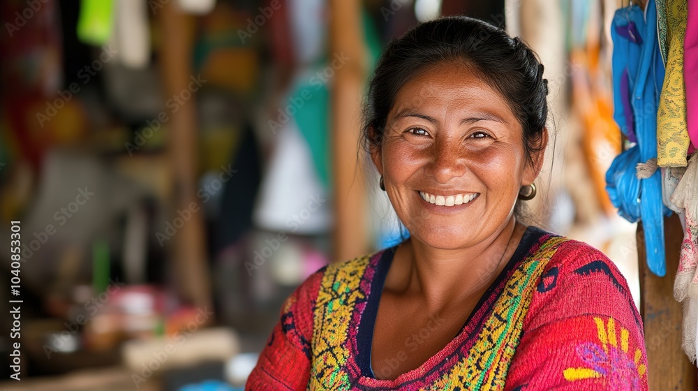 Cheerful Smiling Saleslady: A Friendly Face in Retail, Showcasing Excellent Customer Service and a Positive Shopping Experience Cheerful Smiling Saleslady: A Friendly Face in Retail, Showcasing Excellent Customer Service and a Positive Shopping Experience