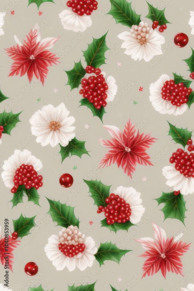 pattern with strawberries pattern with strawberries