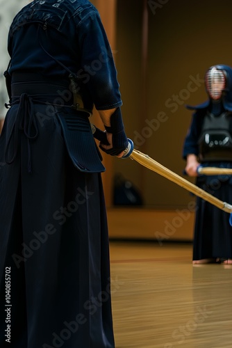 道場での剣道の稽古、日本のスポーツ｜Kendo practice in Dojo, traditional Japanese sport