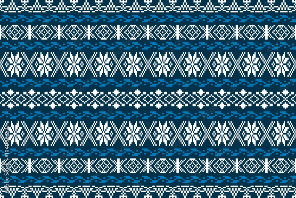 Design for wrapping, carpet, wallpaper, sweater, scarf, comforter or clothes, fabric printing.Geometric seamless pattern with repeat Christmas object. Design for wrapping, carpet, wallpaper, sweater, scarf, comforter or clothes, fabric printing.Geometric seamless pattern with repeat Christmas object.