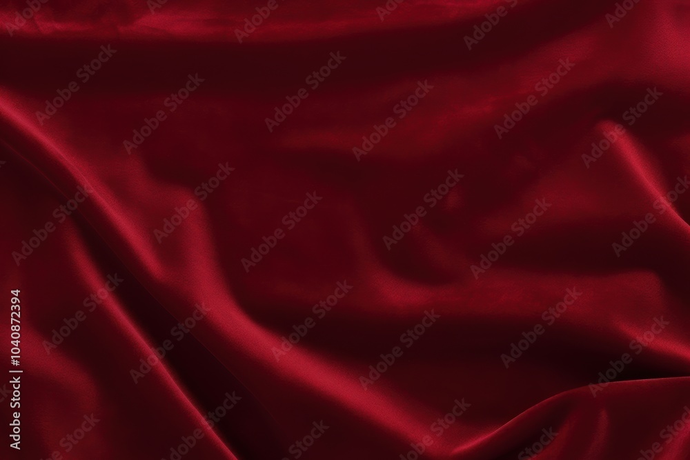 Obraz premium Elegant and Luxurious Red Silk Fabric Texture Background.