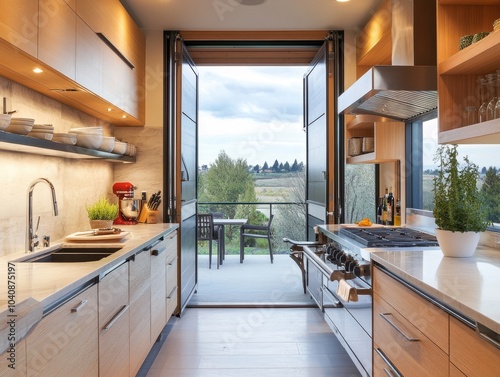 Kitchens may be designed to connect seamlessly with other areas, like living rooms or dining spaces, creating a more inviting atmosphere that facilitates communication among family members. photo