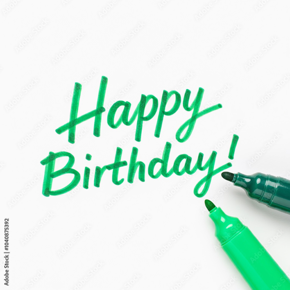 Fototapeta premium 생일축하