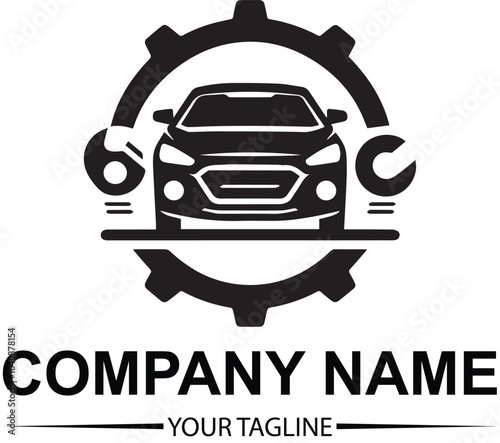 vector car service logo