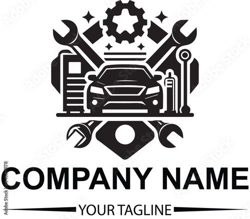 vector car service logo