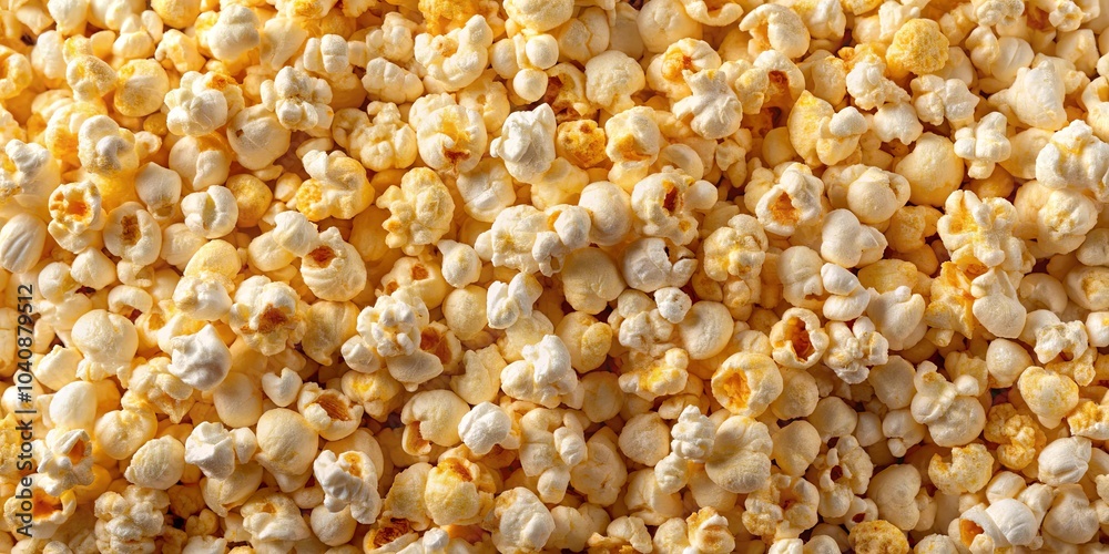 A Close-Up View of a Heap of Buttery Popcorn Kernels, Featuring a Diverse Array of Shapes and Sizes, with Some Kernels Displaying a Golden Hue A Close-Up View of a Heap of Buttery Popcorn Kernels, Featuring a Diverse Array of Shapes and Sizes, with Some Kernels Displaying a Golden Hue