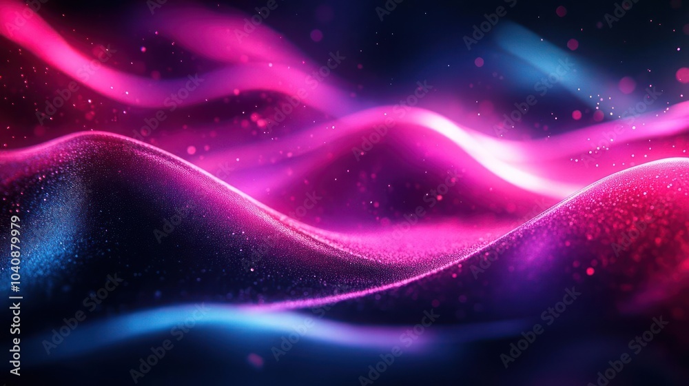 Striking visual of a nebula illuminated by a mix of vibrant neon colors, Striking visual of a nebula illuminated by a mix of vibrant neon colors,