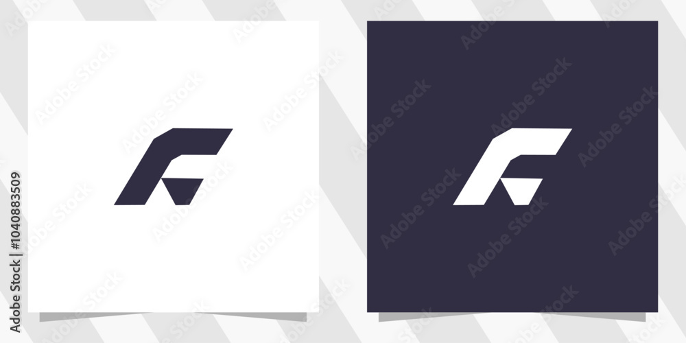 Fototapeta premium letter f logo design vector