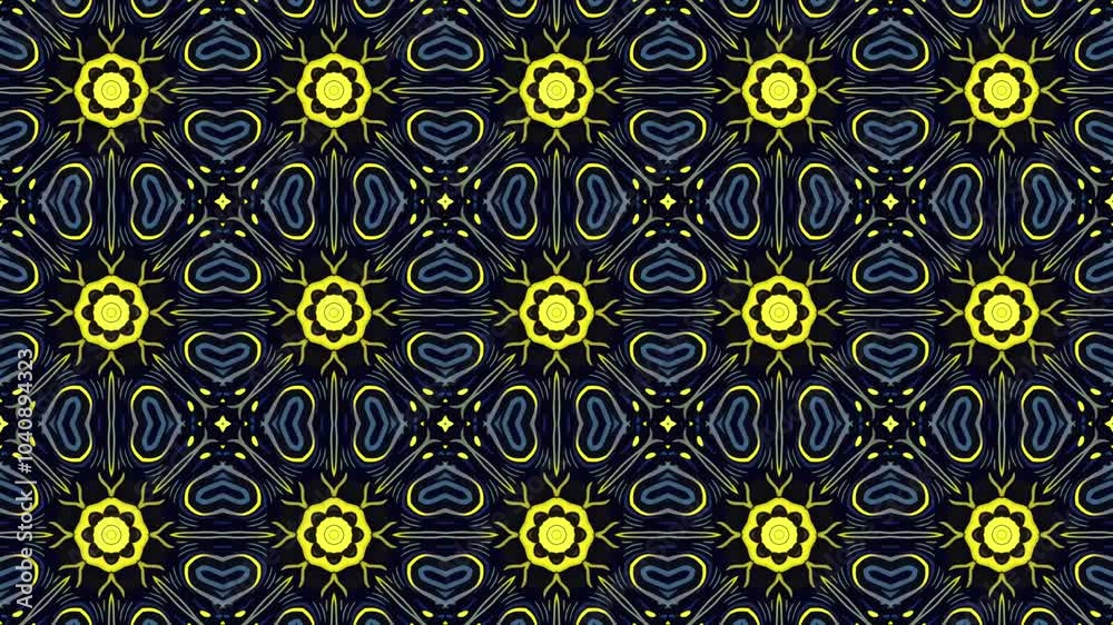Abstract symmetrical composition. Looped bg for show or events Abstract symmetrical composition. Looped bg for show or events