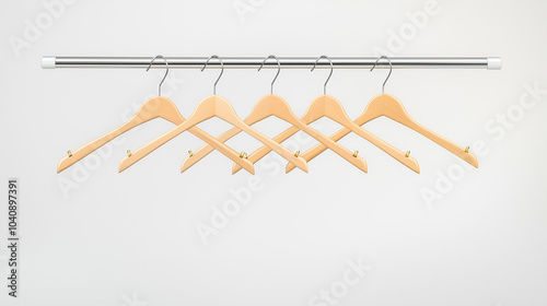 Wooden Hangers on a Rail: M...