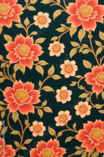 flowers pattern wallpaper