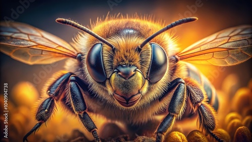 Capture the buzzing symphony of nature through evocative vintage bee imagery.