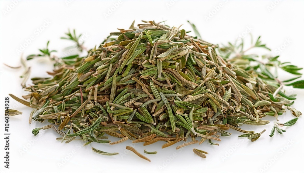 Dried Thyme Leaves An Aromatic Herb for Flavoring Savory Dishes Dried Thyme Leaves An Aromatic Herb for Flavoring Savory Dishes