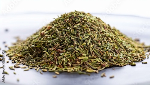  Dried Thyme Leaves An Aromatic Herb for Flavoring Savory Dishes 