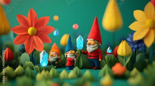 Gnomes Garden Crystal