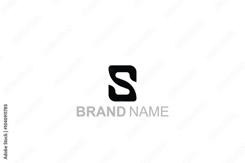 Modern S logo design