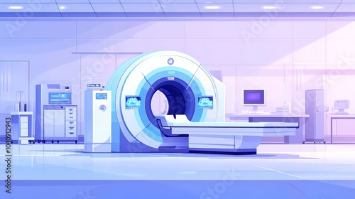 MRI Scanner in a Modern Medical Facility