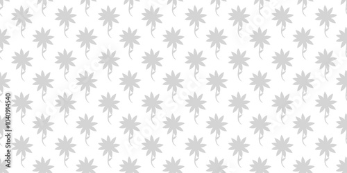 Flower illustration pattern. Flower seamless pattern background. Flower background. Floral decoration background. silhouette flower background.